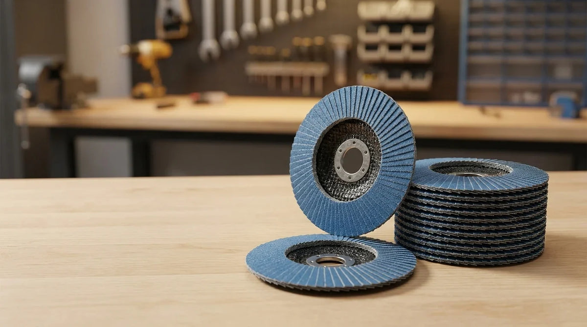 AWAPRO Fächerscheiben aus Zirkonkorund Ø 115 und 125 mm