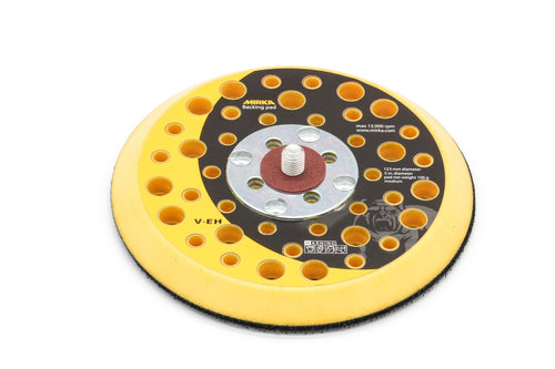 MIRKA® Stützteller Grip 125mm Klett 8295592111 44L 5-9 Multilochung MEDIUM – in anderer Anwendung