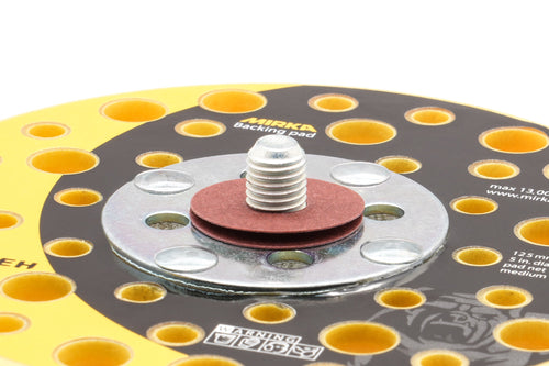 MIRKA® Stützteller Grip 125mm Klett 8295592111 44L 5-9 Multilochung MEDIUM – weitere Produktansicht