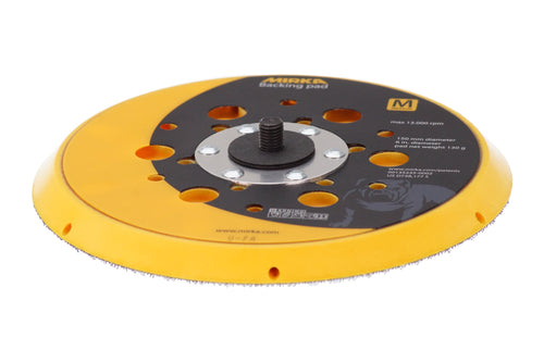 MIRKA® Stützteller Grip 150mm Klett 8292605011 48L 6-7-15 Multilochung MEDIUM – in anderer Anwendung