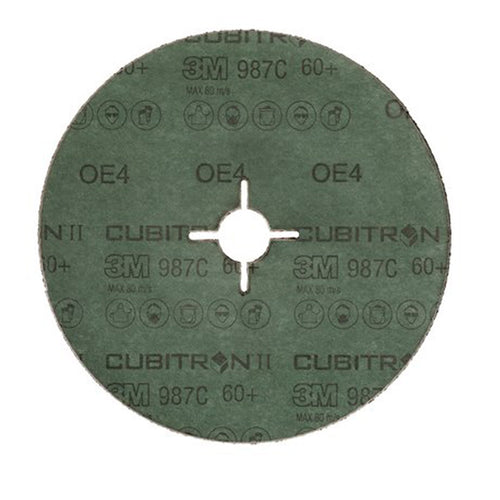 3M Fiberscheibe Cubitron II 987 C Ø 180 x 22 mm Körnung 60+ Metall – im praktischen Einsatz