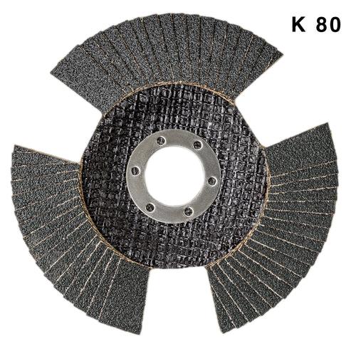 AWAPRO Segmentfächerscheiben INDUSTRY-LINE Zirkon 125mm Korn 40 60 80