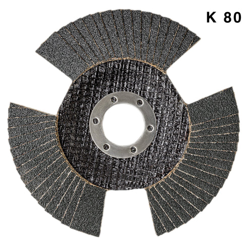 AWAPRO Segmentfächerscheiben INDUSTRY-LINE Zirkon 125mm Korn 40 60 80 – weitere Produktansicht