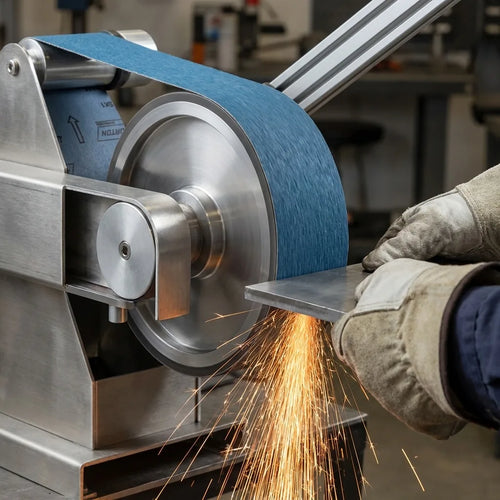 NORTON BLUEFIRE R895 Gewebeschleifband 150x2000mm Korn 40 bis Korn 220 – in anderer Anwendung