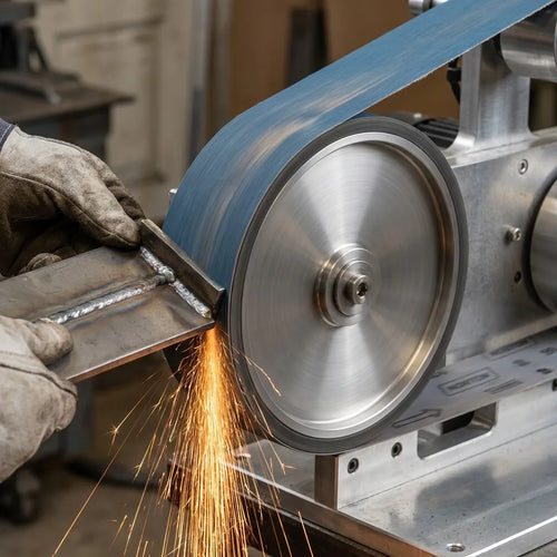 NORTON BLUEFIRE R895 Gewebeschleifband 75x2000mm Korn 40 bis Korn 220 – im praktischen Einsatz