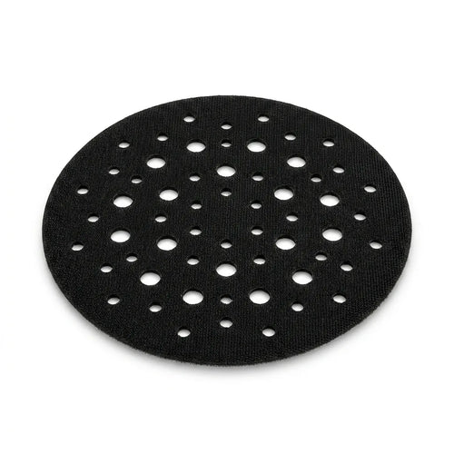 MIRKA® Schutzauflage Ø 150mm 67-Loch, 5 Stück, zum Schützen von Schleiftellern mit Klettbelag, 8295610111 – Produktansicht auf weißem Hintergrund