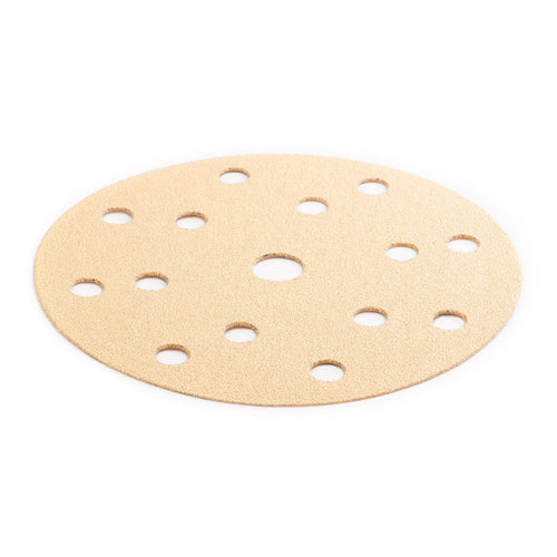 MIRKA Gold 150mm 15-Loch Grip P40 bis P800 - 50er- und 100er-Pack – Produktbild