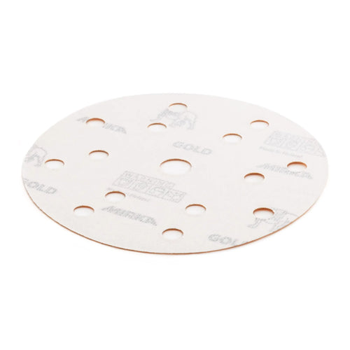 MIRKA Gold 150mm 15-Loch Grip P40 bis P800 - 50er- und 100er-Pack – Produktbild