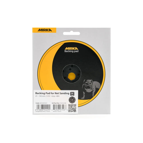 MIRKA Stützteller 150mm 5/16" Grip 48L Hart - 1 Stück – Produktbild
