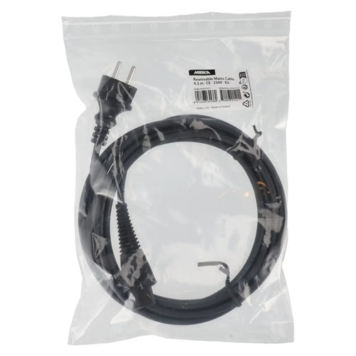 MIRKA Kabel mit austauschbarem Stecker 4,3m CE 230V EU - 1 Stück – Produktbild