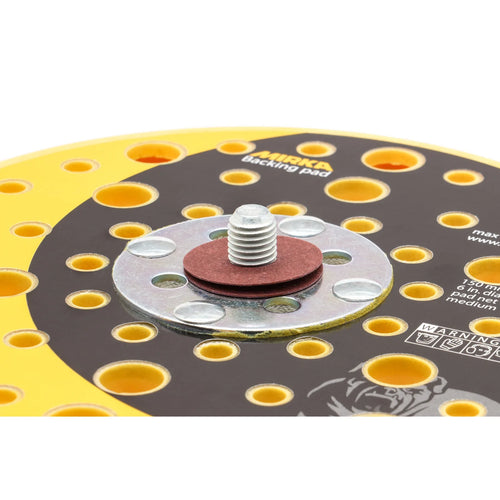 MIRKA® Stützteller Grip 150mm Klett 8295692111 51L 6-7-15 Multilochung MEDIUM – Produktbild
