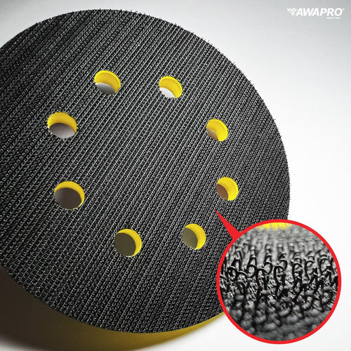 AWAPRO Stützteller 125/150mm mit Klett, M8 – weitere Produktansicht