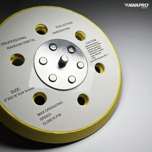 AWAPRO Stützteller 125/150mm mit Klett, M8 – weitere Produktansicht