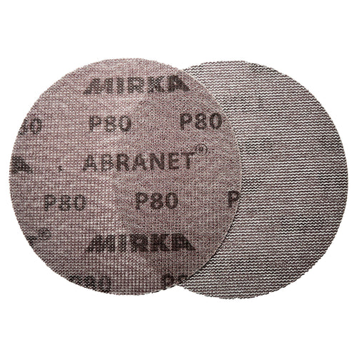 MIRKA Abranet P80 Schleifscheiben 150mm mit Klettverschluss