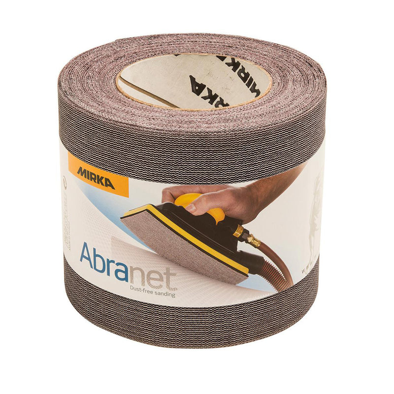 MIRKA Abranet Schleifnetzrolle 115mm x 10m für staubfreies Schleifen