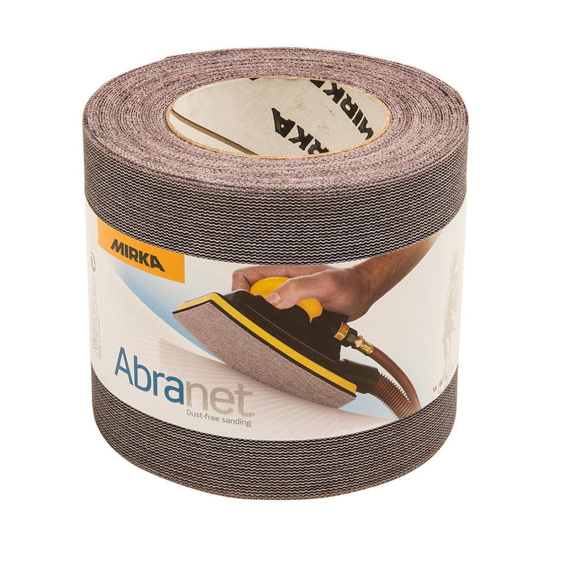 MIRKA Abranet 115mm x 10m P80-P400 – Produktansicht auf weißem Hintergrund
