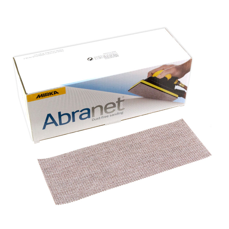 MIRKA Abranet 70x198mm P80-P600 – Produktansicht auf weißem Hintergrund