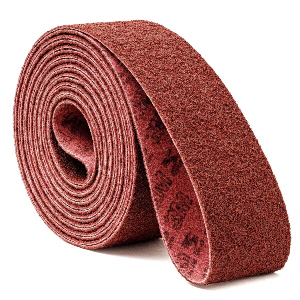 3M Vliesschleifband 150x7000 mm SC-BL, A medium, rot, stabile Filmunterlage