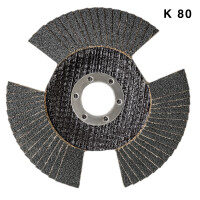 AWAPRO Segmentfächerscheiben INDUSTRY-LINE Zirkon 125mm Korn 40 - 30 Stück