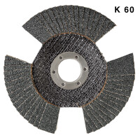 AWAPRO Segmentfächerscheiben INDUSTRY-LINE Zirkon 125mm Korn 80 - 40 Stück