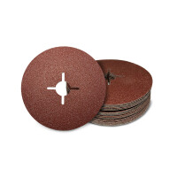 AWAPRO Fiberscheiben 125mm - P120 - 10 Stück