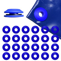 AWAPRO&reg; Kunststoff &Ouml;sen - blau 30 St&uuml;ck