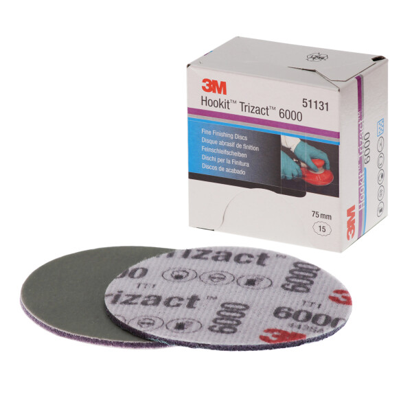 3M™ Trizact™ Feinschleifscheibe 75mm P3000 - 5 Stück