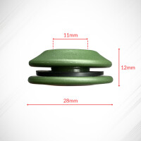 AWAPRO® Kunststoff Ösen - grün 100 Stück
