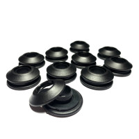 AWAPRO® Kunststoff Ösen - schwarz 30 Stück
