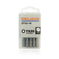 PROJAHN 1/4" Bit L25 mm TX T20 10er Pack