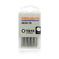 PROJAHN 1/4" Bit L50 mm TX T15 10er Pack