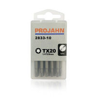 PROJAHN 1/4" Bit L50 mm TX T20 10er Pack