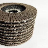 AWAPRO® Fächerscheiben Ø 115 mm & 125 mm – Profi-Schleifscheiben in Top-Qualität 125mm P60 10 Stück