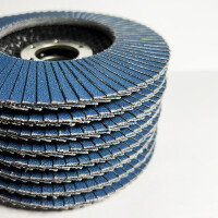 AWAPRO® Fächerscheiben Ø 115 mm & 125 mm – Profi-Schleifscheiben aus Zirkonkorund