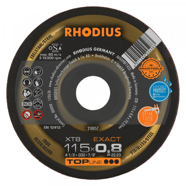 RHODIUS Extrad&uuml;nne Trennscheibe (TOPline) - XT8 EXACT