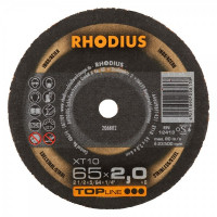 RHODIUS Extrad&uuml;nne Mini Trennscheibe (TOPline) - XT10 MINI - 65 x 2,0 x 6,0 mm - 25 St&uuml;ck